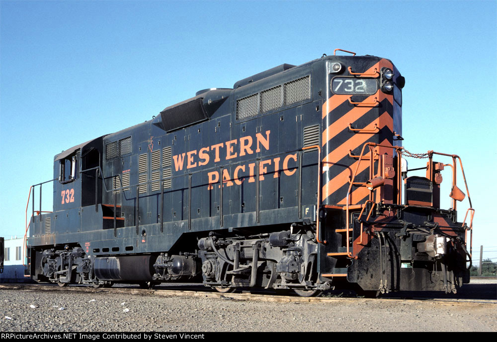 Western Pacific GP9 WP #732